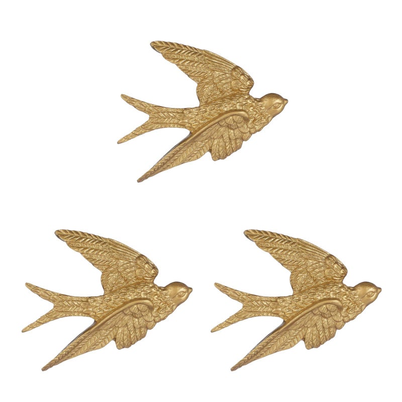 3pcs Swallow Shaped Hanging Pendant Wall Art Decor Wall Decoration Home Ornament - Image 3
