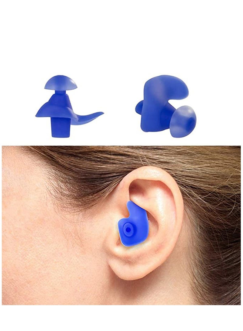 إسكدنيا Swimming Nose Clips and Earplugs Set, 6 Pieces Swimming Headband Ear Plugs Nose Clip Protector Swim Nose Protector for Kids Adults Children Swimming Training Beginners Competitions - Image 4