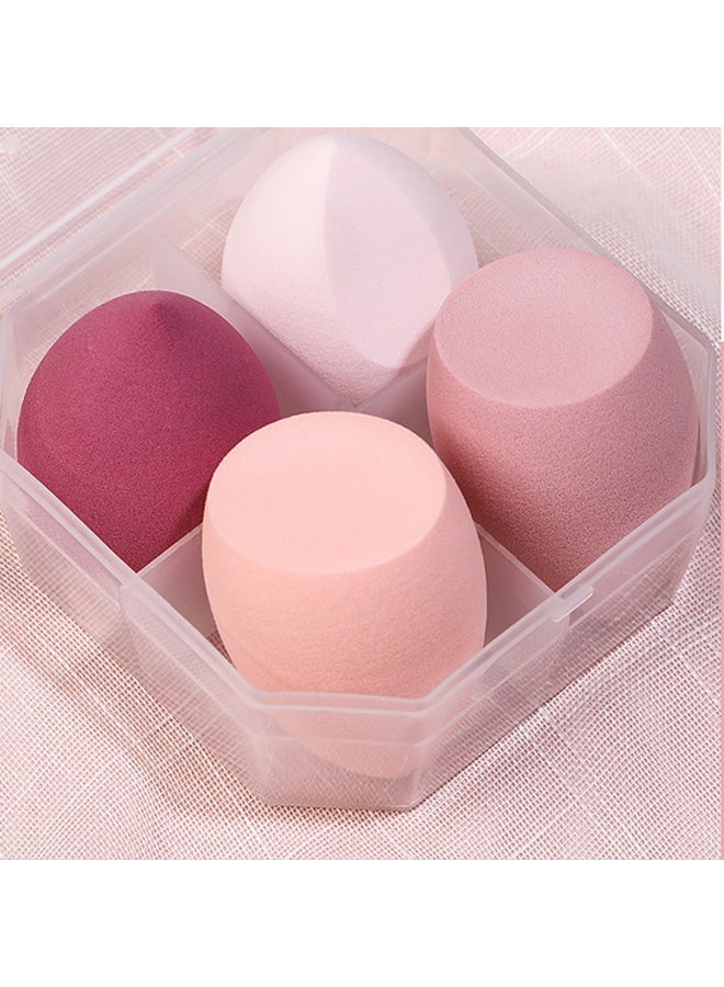 سيستار مجموعة إسفنجات مكياج شفافة مكونة من 4 قطع للسائل والكريم والبودرة (4 ألوان) - Image 1