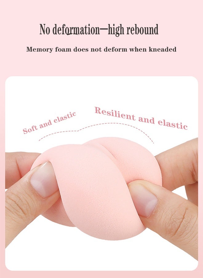 سيستار مجموعة إسفنجات مكياج شفافة مكونة من 4 قطع للسائل والكريم والبودرة (4 ألوان) - Image 2