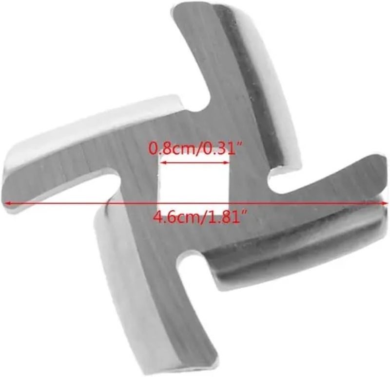 Meat Grinder Blade 10pcs Meat Grinder Metal Food Grinding Knife Cutter Replacement Accessories For Mixers Kitchen - Image 3
