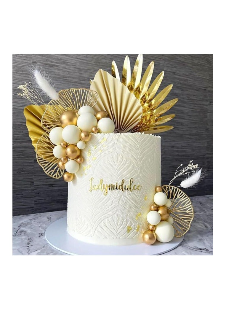 Cake Topper  Decoration Balls Birthday Cake Decorations Boho Wedding Baby Shower Party Decorations Birthday Cake Decoration Set, Small Bear Birthday Party Supplies, Cake Toppers baby shower  - Image 1