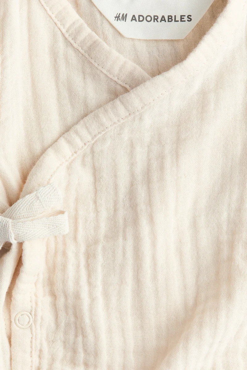H&M Cotton muslin bodysuit