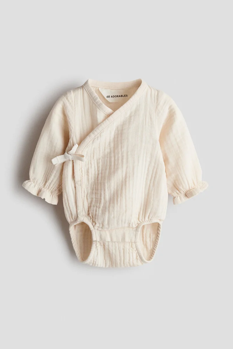 H&M Cotton muslin bodysuit