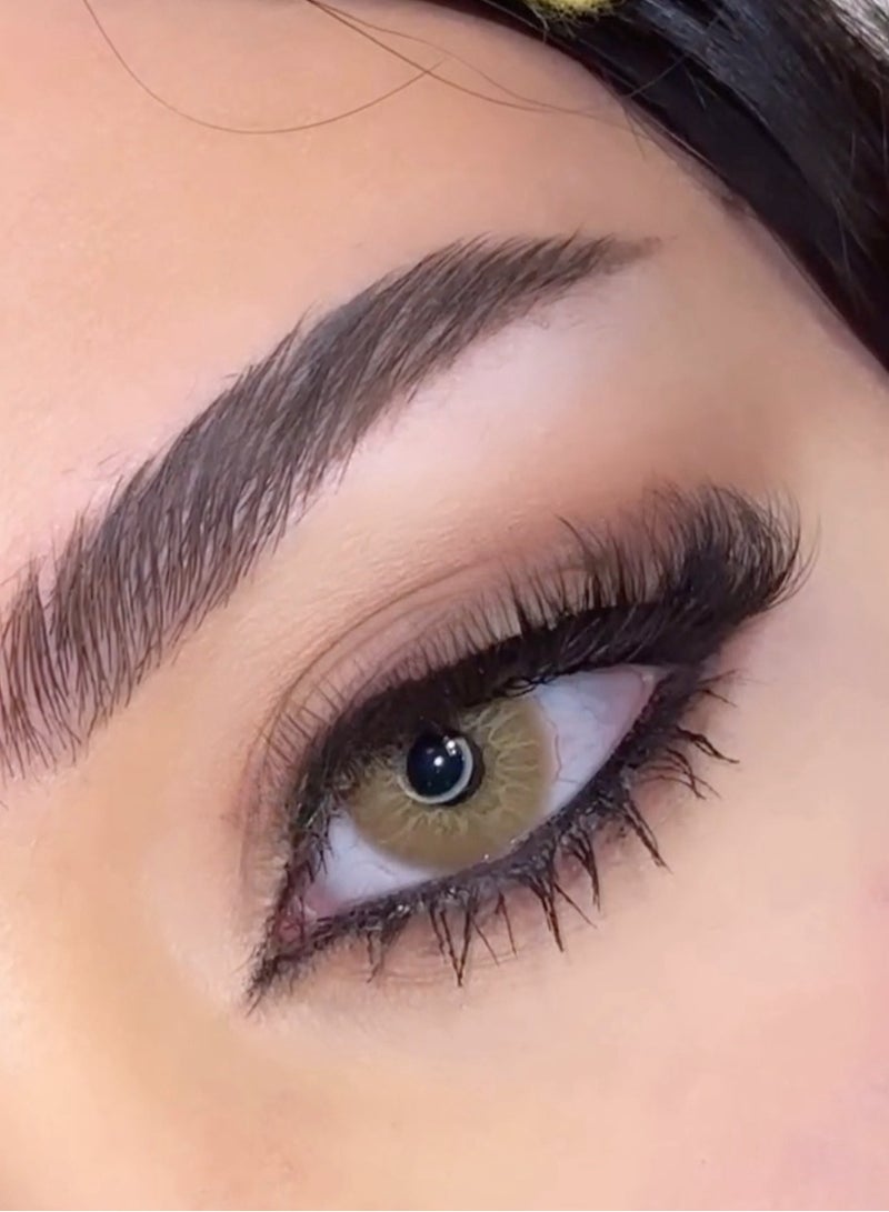 يونيبلينغ عدسات لاصقة ملونة سنوية ماربل البني - Image 1