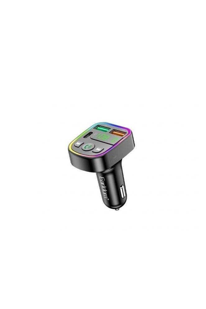Earldom ET-M103 Wireless Bluetooth Car MP3 Player with 3.1A Fast Charging and FM Transmitter - Black - Image 1
