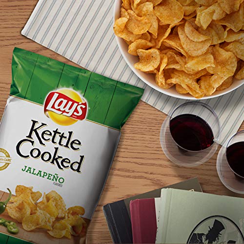 Lay's Kettle Cooked Potato Chips, Variety Pack, 0.85 Ounce (Pack of 40) - Image 3