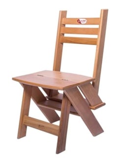 Generic Beech wood ladder chair, beige  - Image 1