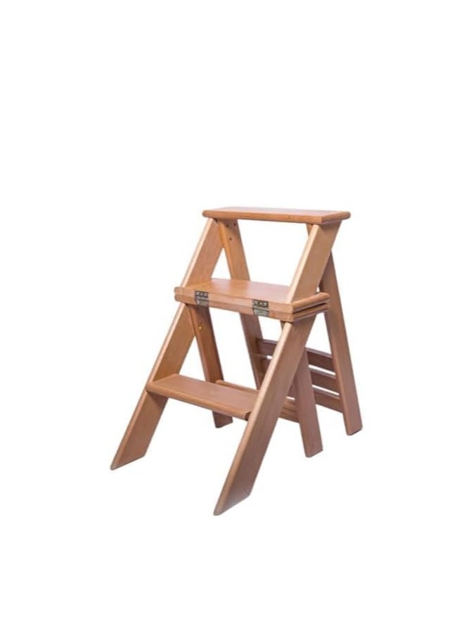 Generic Beech wood ladder chair, beige  - Image 2