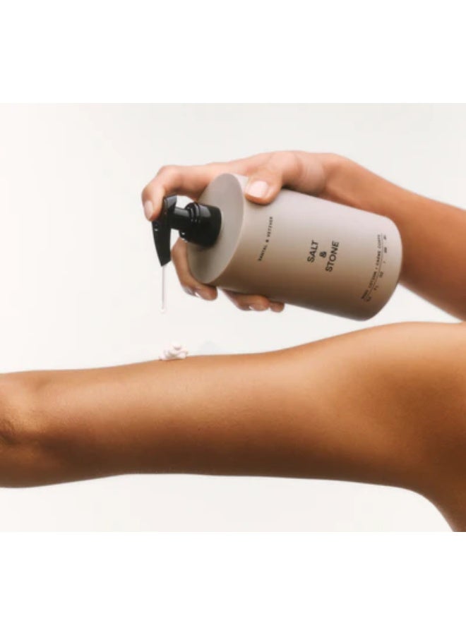 SALT & STONE Body Lotion - Saffron & Cedar 450ml - Image 2