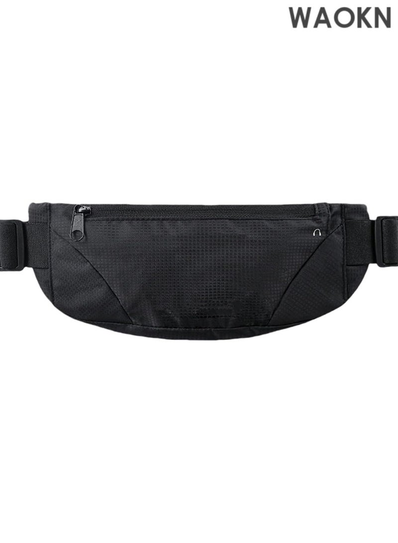 WAOKN Fly Fishing Chest Pack & Sling Bag - Waterproof Waist Tackle Storage Bag with Multiple Pockets - Crossbody Sling Backpack for Travel, Hiking & Outdoor Adventures - Adjustable Straps & Durable Design (Black) - Image 1