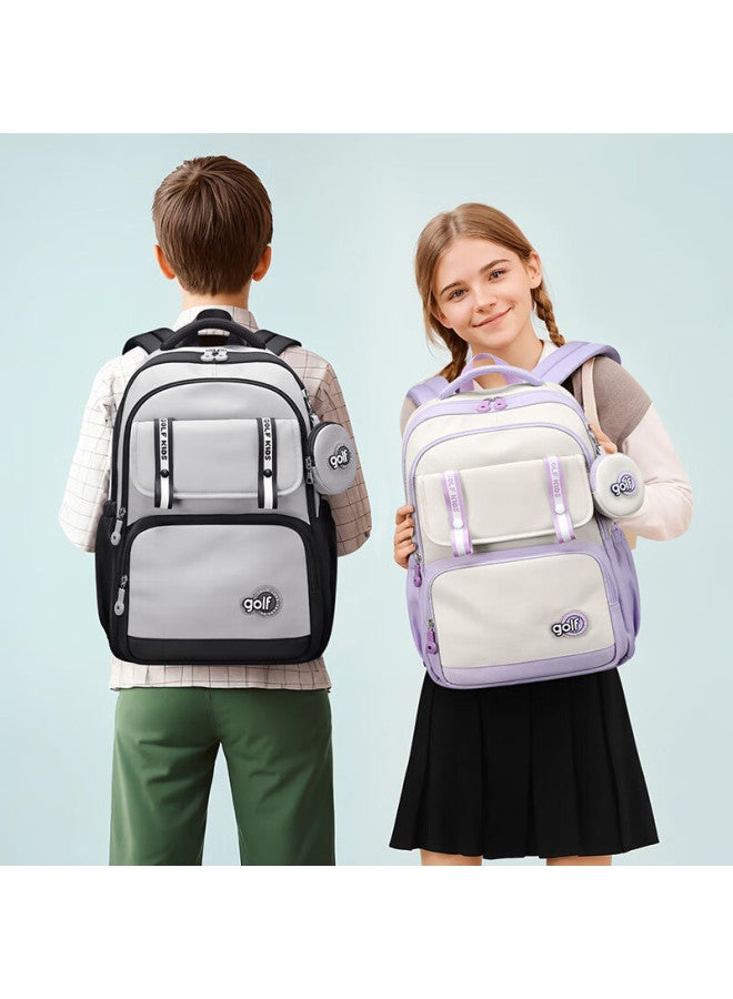 Golf School Backpack For Middle School Boys And Girls, High School Students, Elementary School Students 4th-6th Grade, Children's High-value Large Capacity Double Shoulder Bag - Image 1
