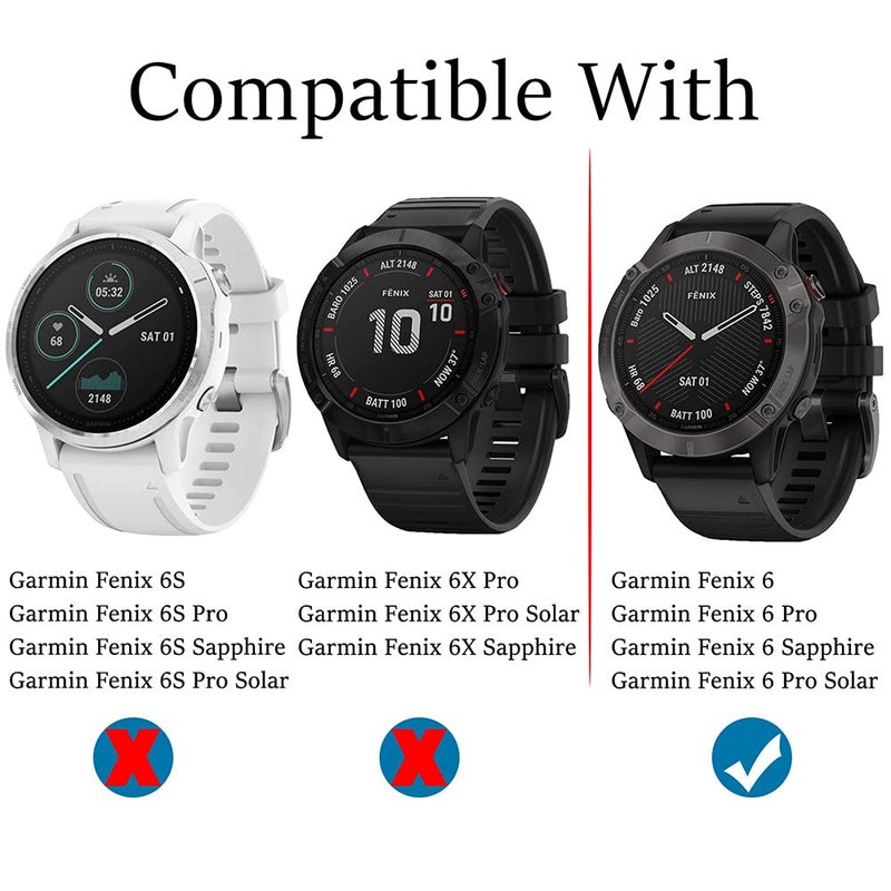 Suoman 3 Pack for Garmin Fenix 6/6 Pro/6 Sapphire/6 Pro Solar Screen Protector, 9H Hardness Ultra-Thin Tempered Glass Screen Protective Film [Anti-Scratch] ï»¿ - Image 2