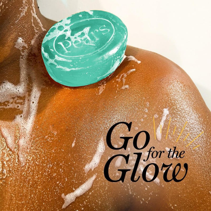 Pears Soap, Pure & Gentle with Lemon Flower Extracts, 5-Pack â€“ Transparent Green Glycerin Soap for Radiant, Glowing Skin, 4.4 Oz Ea - Image 4