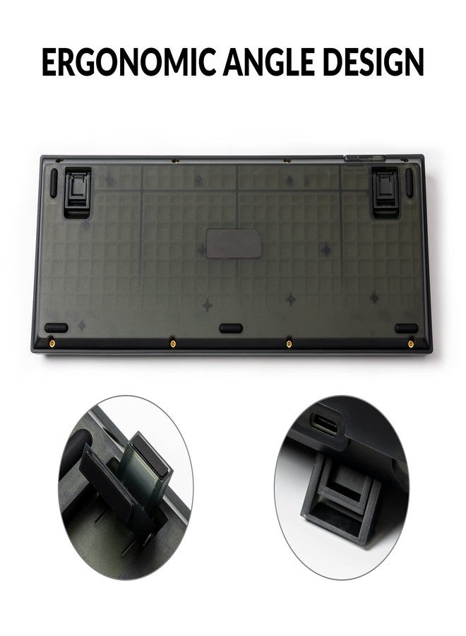 Keychron V3 Wired Custom Mechanical Keyboard, TKL Tenkeyless QMK/VIA Programmable Macro with Hot-swappable Keychron K Pro Brown Switch Compatible with Mac Windows Linux (Frosted Black-Translucent) - Image 5