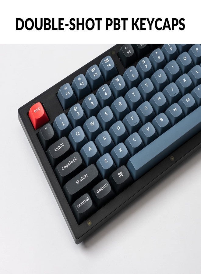 Keychron V3 Wired Custom Mechanical Keyboard, TKL Tenkeyless QMK/VIA Programmable Macro with Hot-swappable Keychron K Pro Brown Switch Compatible with Mac Windows Linux (Frosted Black-Translucent) - Image 4