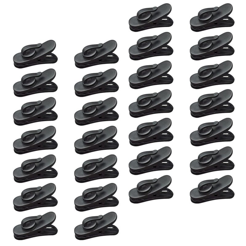 Tehaux 100 Pcs Cable Organizers Flexible Cord Clip Rotatable Shaft For Earphones - Image 1