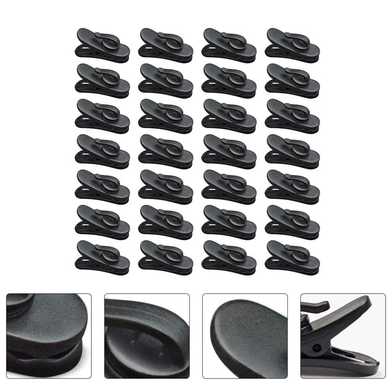 Tehaux 100 Pcs Cable Organizers Flexible Cord Clip Rotatable Shaft For Earphones - Image 3