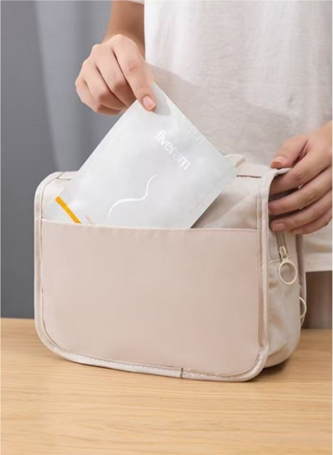Multifunctional Hanging Cosmetic Bag Travel Toiletries Bag Large Capacity Portable Cosmetic Bag - Image 4