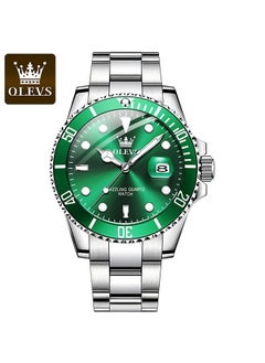 OLEVS Green Water Resistant Watches For Men  - Image 1