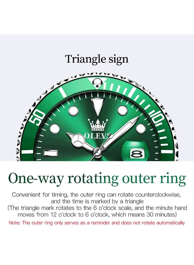 أوليفز ساعة جرين واتر جوست المقاومة للماء للرجال - Image 4