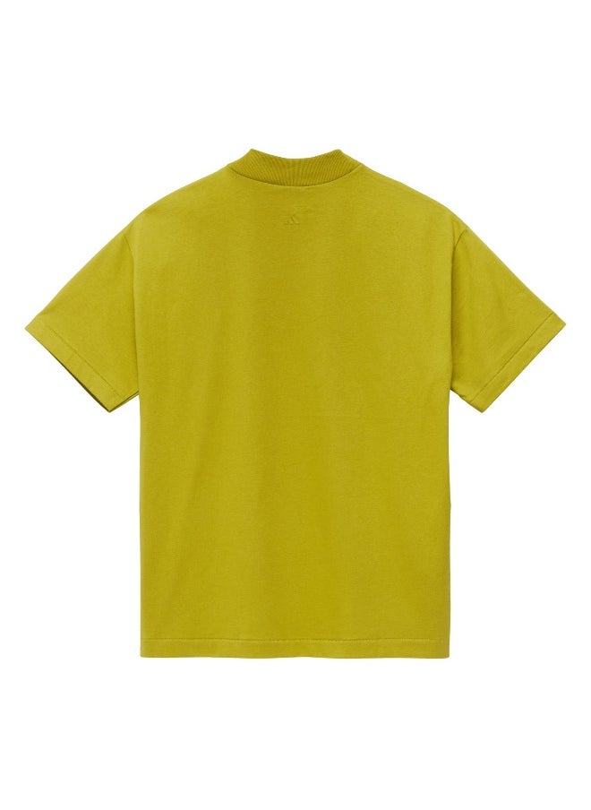 Adidas Adidas One Ctn Jer T Green Basketball T-Shirts For Unisex Xs  - Image 2