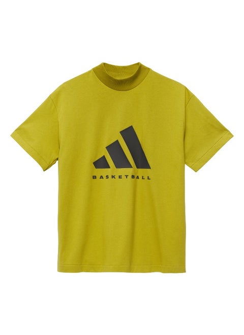 Adidas One Ctn Jer T Green Basketball T-Shirts For Unisex Xs