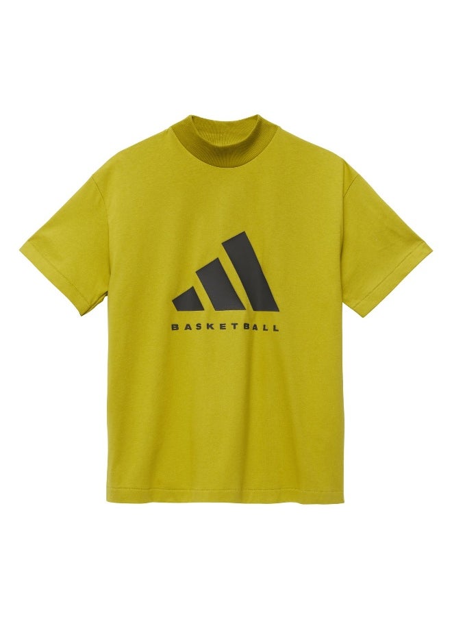 Adidas Adidas One Ctn Jer T Green Basketball T-Shirts For Unisex Xs  - Image 1