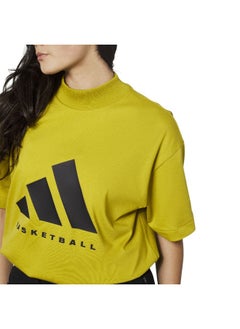 Adidas Adidas One Ctn Jer T Green Basketball T-Shirts For Unisex Xs  - Image 4