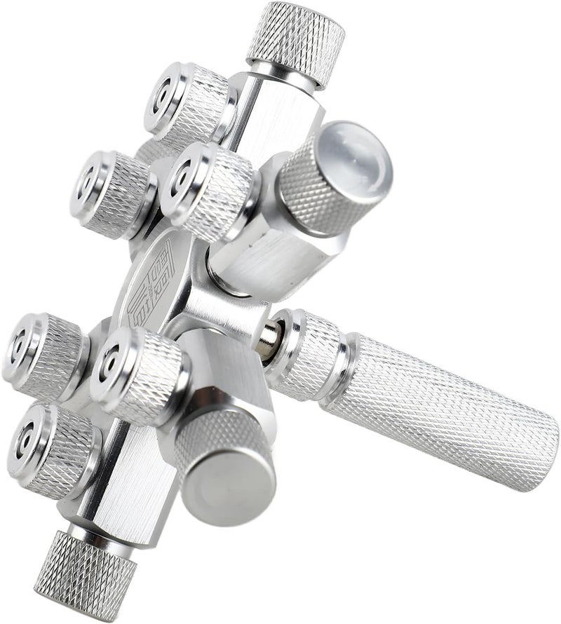 YOSOO Aquarium Air Valve, Aquarium Tank CO2 Splitter Regulator Distributor Needle Fine Adjusting Valve Co2 Regulator Check Valve with Easy to Install and Disassemble for CO2 Regulator - Image 5
