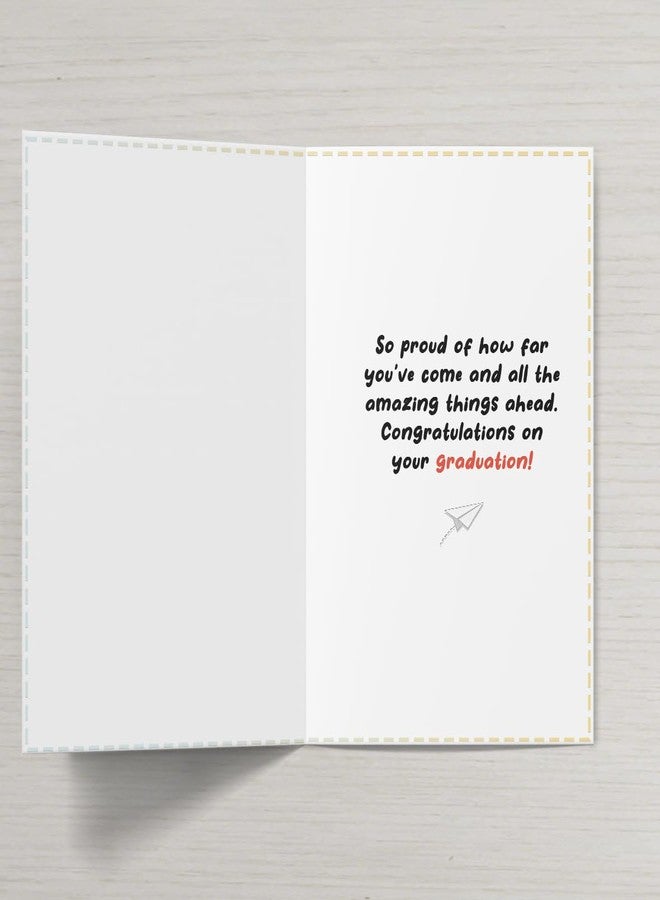ATTLVV 5th Grade Graduation Card, Elementary School Graduation Gift Card with Printed Message Inside, Congratulations Card for Kids, with Luxury Red Envelope and Gold Seal Sticker - Image 4