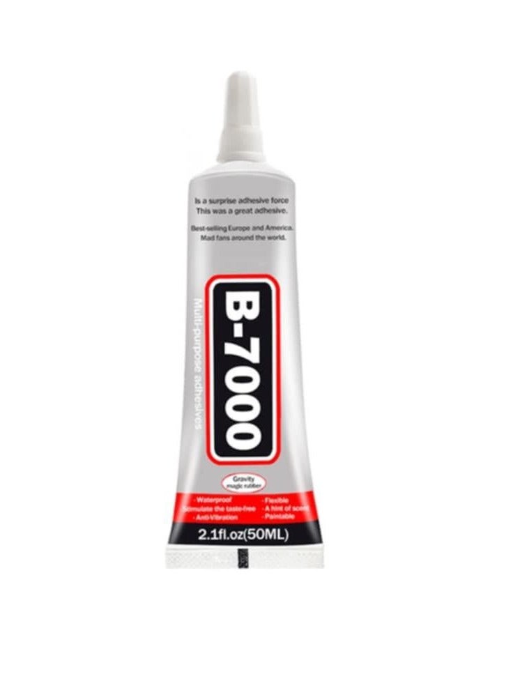 B7000 غراء لأحجار الراين كريستال لاصق مجوهرات 50 مل إبر راتنجات الايبوكسي DIY مجوهرات الحرف لوازم الزجاج (القمل) - Image 1