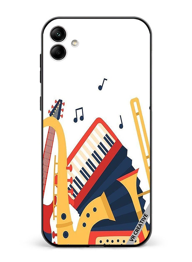 VR CREATIVE Protective Case Cover For Samsung Galaxy A04 Music Instruments Design Multicolour - Image 1