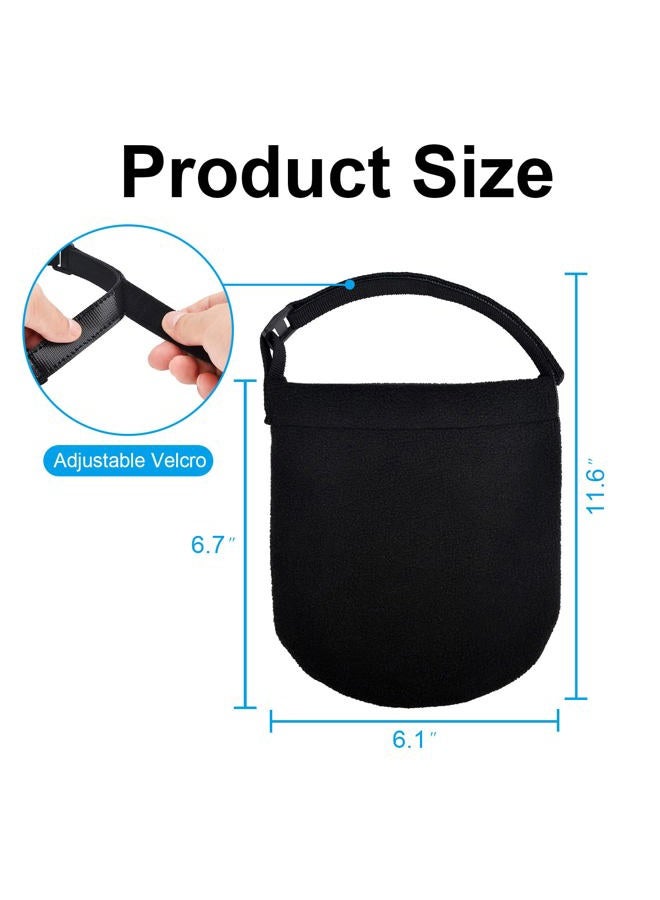 APDTEK (Upgraded) 2 PCS Protective Cast Socks Toe Covers with Fixed Strap for Foot, Soft Warm Cast Socks Over Cast for Men Women Adults, Adjustable Non-slip Cast Toe Covers Fit for Most Casted Foot - Image 2