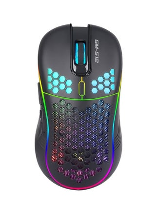 GM512 RGB Gaming Mouse - Optical Sensor 6,400 DPI - Only 86G - With Software (Black) - pzsku/ZB0642416AC6782A1BB97Z/45/_/1684836042/c0b18174-fe9b-45dc-a9f8-8686444268b3