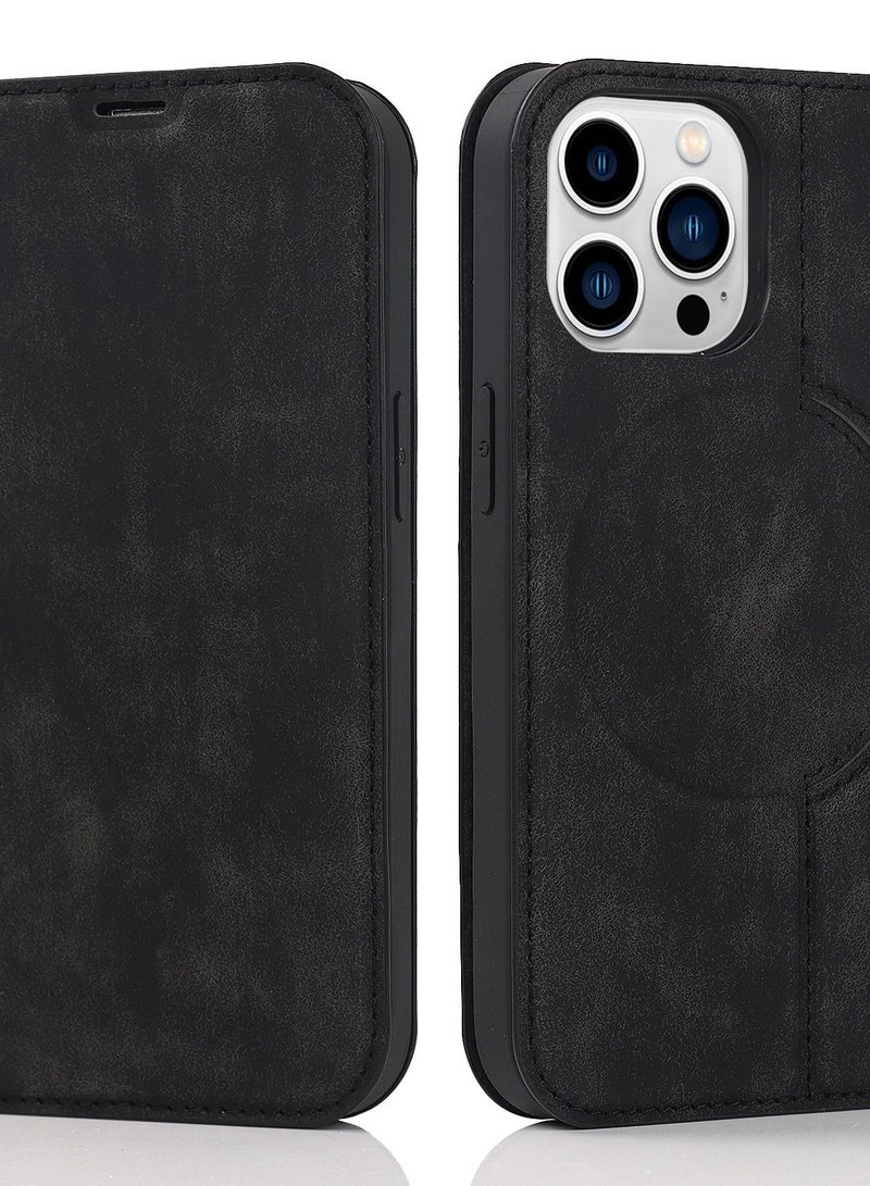 Loquat Suitable For IPhone Magnetic Attraction Flip Cover Protective Sleeve - Image 1