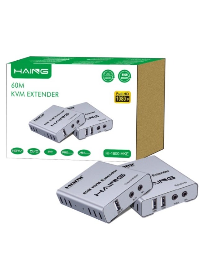 Haing موسع HDMI مع USB KVM دعم 60 متر 1080P - Image 1