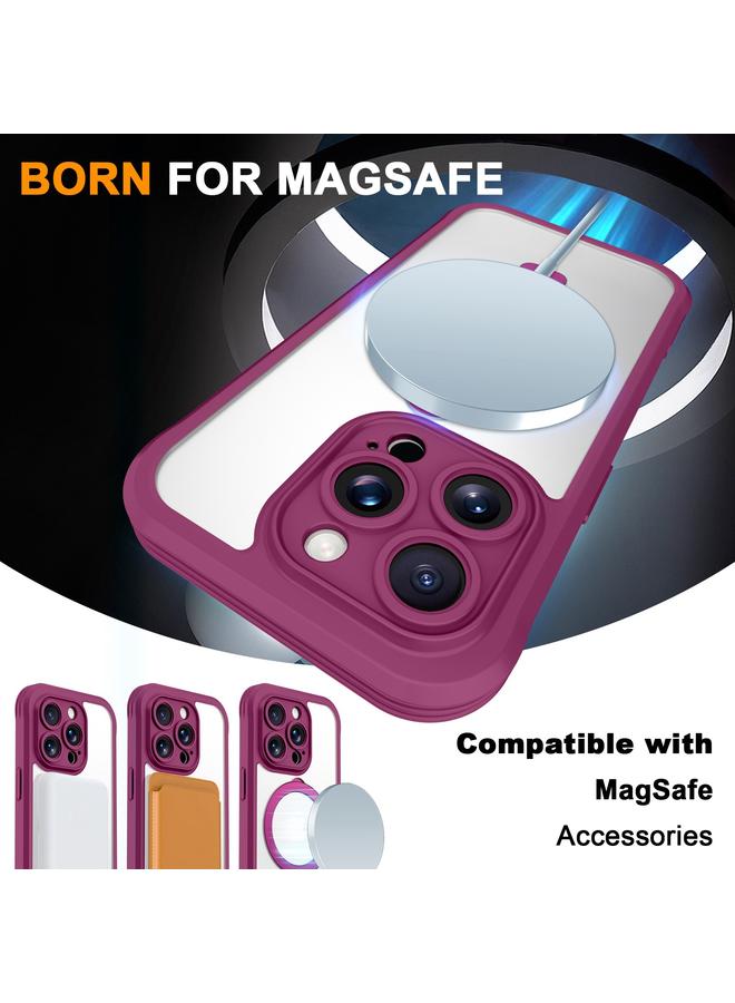 S-TOP Case For iPhone 13 Pro Skin Feel MagSafe Holder 360 Full Body Phone Case - Image 4