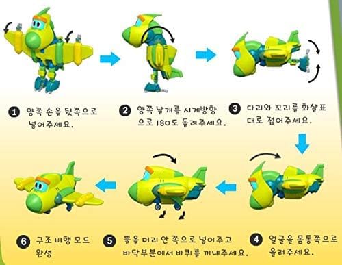 RaoNEE GOGO Dino REX TOMO Viki PING 4-Piece Set Two-Stage Transformation Dinosaur Robot Mini Size - Image 4