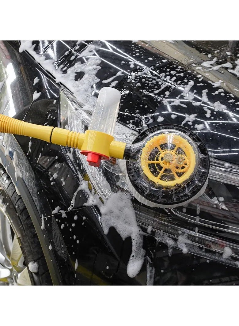 Car Rotating Car Wash Brush Kit 360 degree Automatic Rotation Adjustable Car Wash Brush High Pressure Car Wash Brush - Image 4