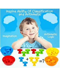 XICEN Counting Toys Koalas Matching Game with Sorting Bowls Math Games Sensory Training Toy Set Preschool Learning Activities Toys Montessori Educational Toys Set Gift for 3+Year Old Kids Boys Girls  - Image 5