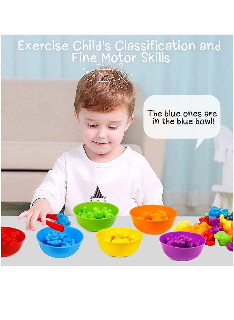 XICEN - Counting Toys Koalas Matching Game with Sorting Bowls Math Games Sensory Training Toy Set Preschool Learning Activities Toys Montessori Educational Toys Set Gift for 3+Year Old Kids Boys Girls - Image 1