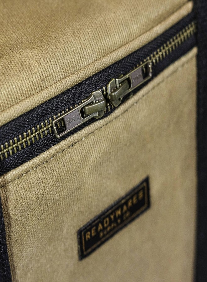 Readywares Waxed Canvas Insulated 18L Soft-Sided Cooler for Camping, Beach, Tailgailting, BBQ, Weekend Trips - Great as Lunch Cooler and Mens Lunch Bags for Work or Lunch Bag - Image 4