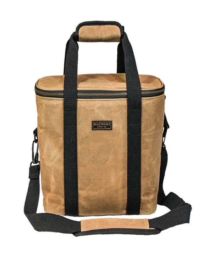 Readywares Waxed Canvas Insulated 18L Soft-Sided Cooler for Camping, Beach, Tailgailting, BBQ, Weekend Trips - Great as Lunch Cooler and Mens Lunch Bags for Work or Lunch Bag - Image 1