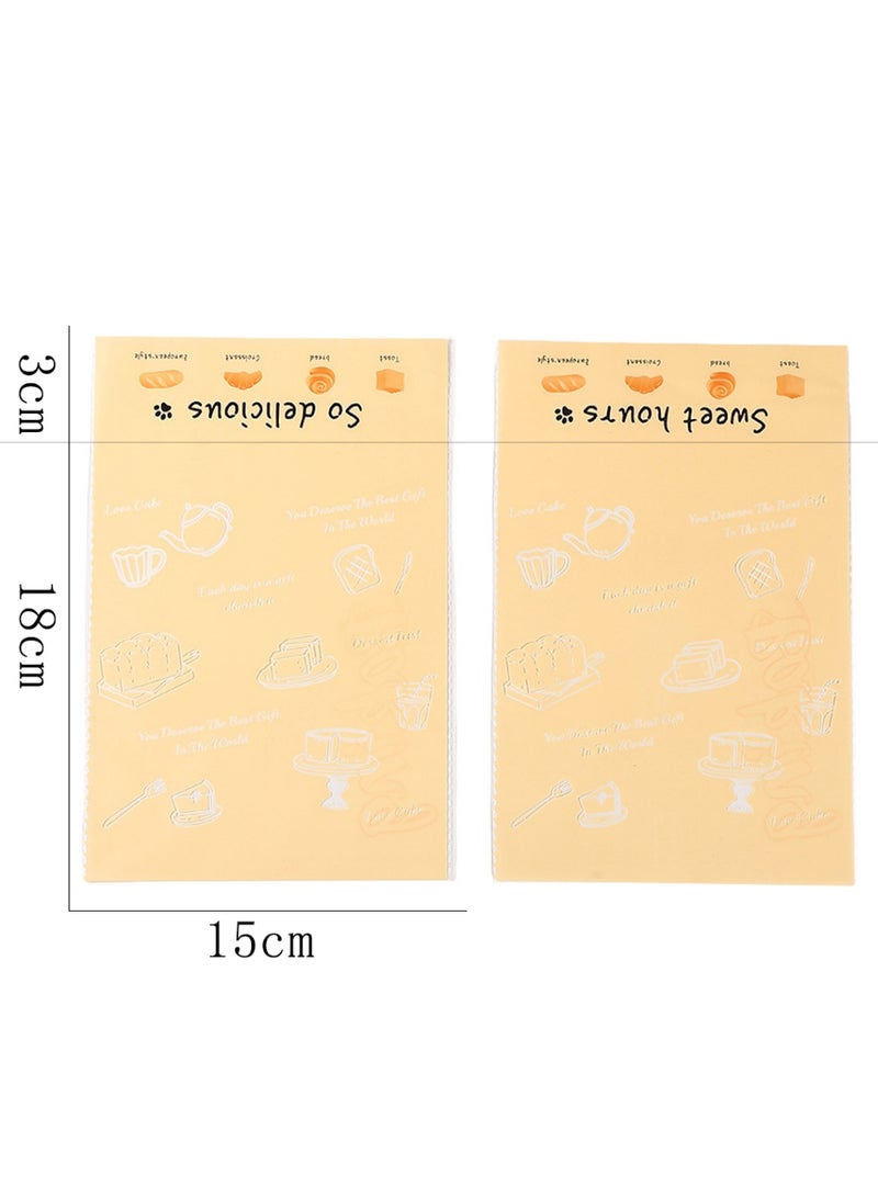 YALONG 200-Piece DIY Self Adhesive Plastic Transparent Candy Cookie Gift Bag, Reclosable  Self Sealing Packaging Bags, bread Small Treat Party Birthday Wedding - Image 2