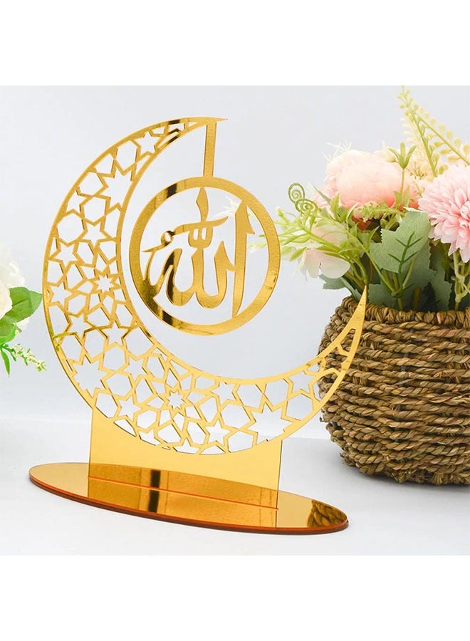 Elegant Moon and Star Ornaments for Home and Bedroom Decoration ,Ideal Decor for Family Gatherings and Eid Celebration - Image 3