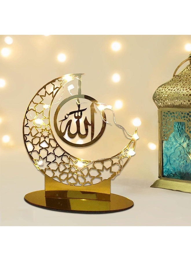 Elegant Moon and Star Ornaments for Home and Bedroom Decoration ,Ideal Decor for Family Gatherings and Eid Celebration - Image 5