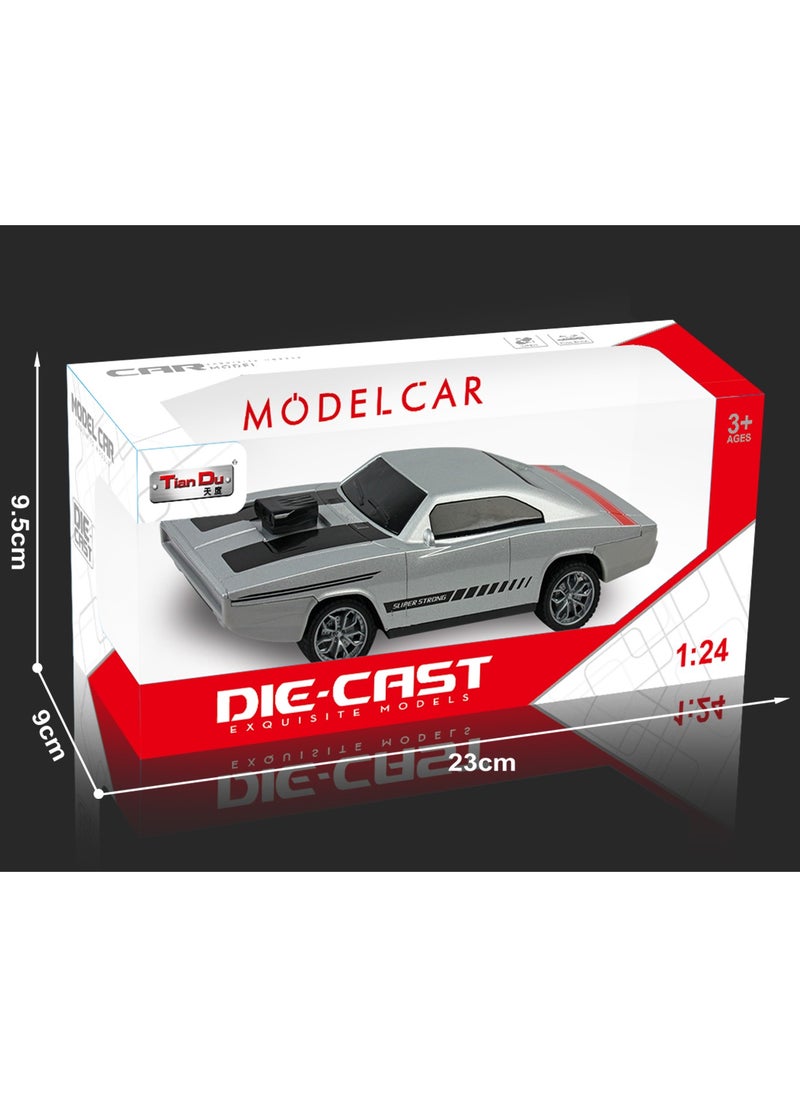 Tian Du - Metal model of a pull back car - Image 1