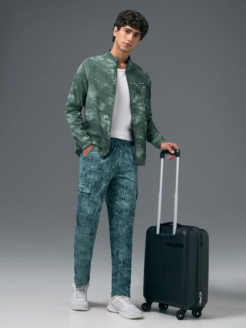 TECHNOSPORT Men's Slim Fit All Over Print Regular Jacket for Sports And Gym - (MJPM92MGR_Muted Green_L) - Image 4