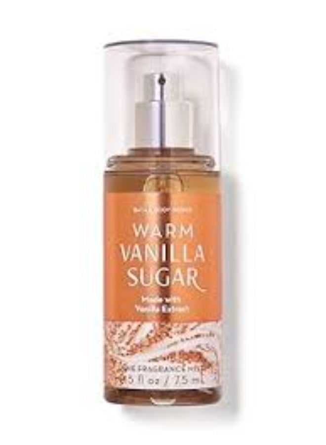 Bath & Body Works warm vanilla sugar fine fragrance mist travel size 75ml